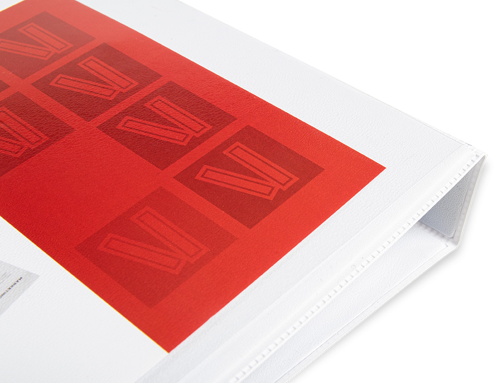 CARPETA CANGURO 2 ANILLAS MIXTAS 25MM LIDERPAPEL A4 PLASTICO COLOR BLANCO