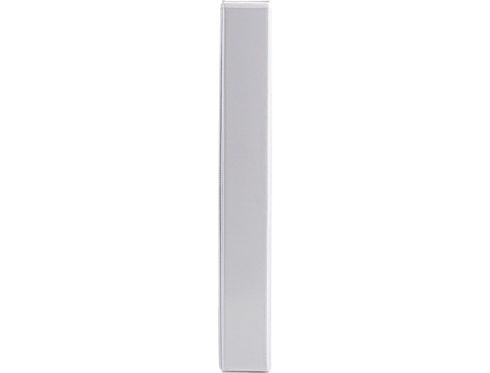 CARPETA CANGURO 2 ANILLAS MIXTAS 25MM LIDERPAPEL A4 PLASTICO COLOR BLANCO